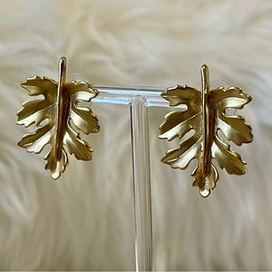 Golden Leaf Earrings